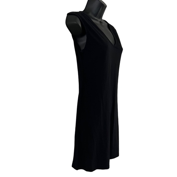 pico Black Dress V Neck Sleeveless - Picture 3 of 6